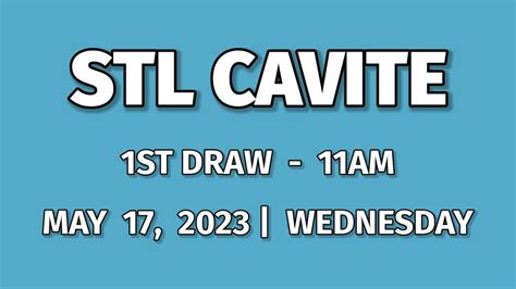 stl cavite result today 11am